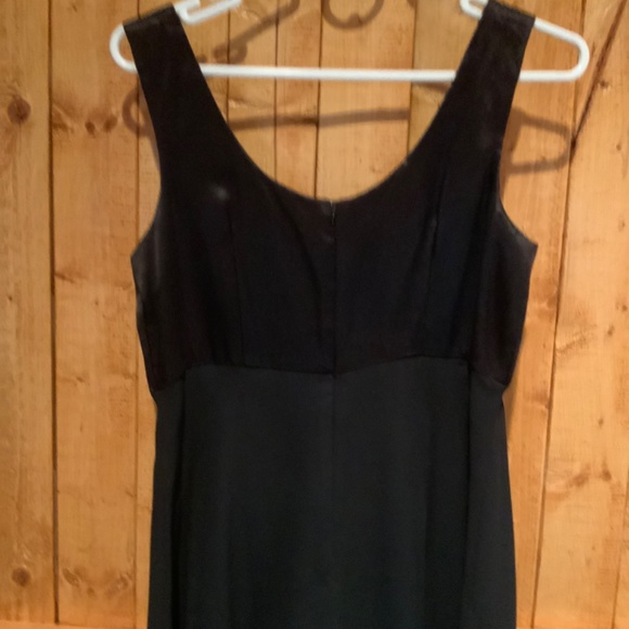 Vintage CDC Evening Solid Black Casual Dress - Picture 2 of 2